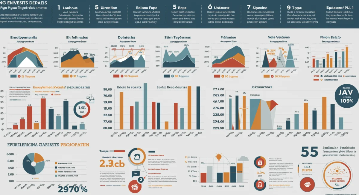 Infografía de datos de empleabilidad y salarios por carrera en España