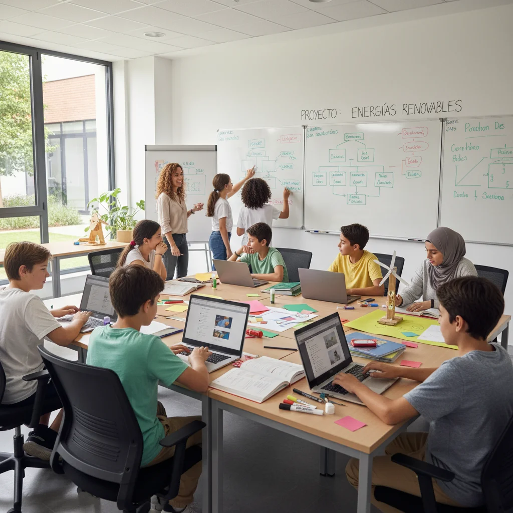 Aprendizaje Basado Proyectos: Impacto en Escuelas Españolas 2025-2026
