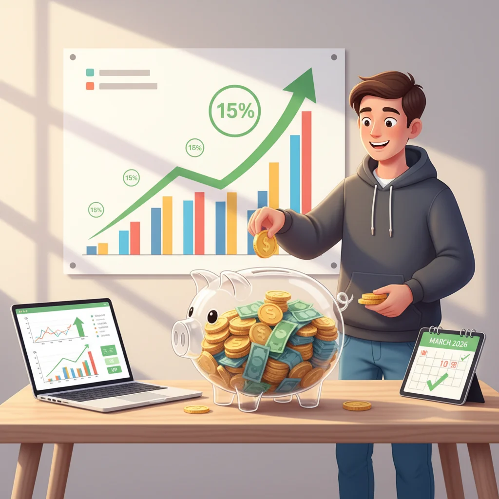 Achieving 15% Savings Rate: Your 2026 Financial Growth Guide