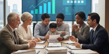Estate Planning Essentials 2026: Protect Your Legacy & Loved Ones Diverse group reviewing estate planning documents with an advisor for 2026.