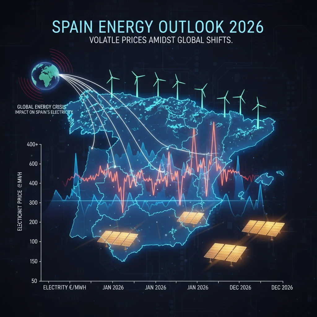 Precios Electricidad España 2026: Impacto Crisis Energética Global