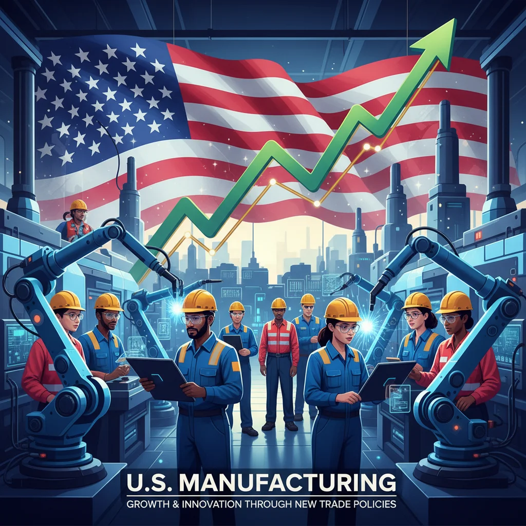 2026 Trade Policies: Boosting US Manufacturing by 15%