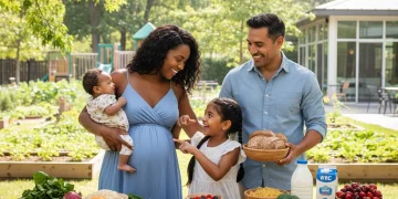WIC Program Revisions 2026: New Food Package Options & Nutritional Support Diverse family with healthy WIC-approved foods