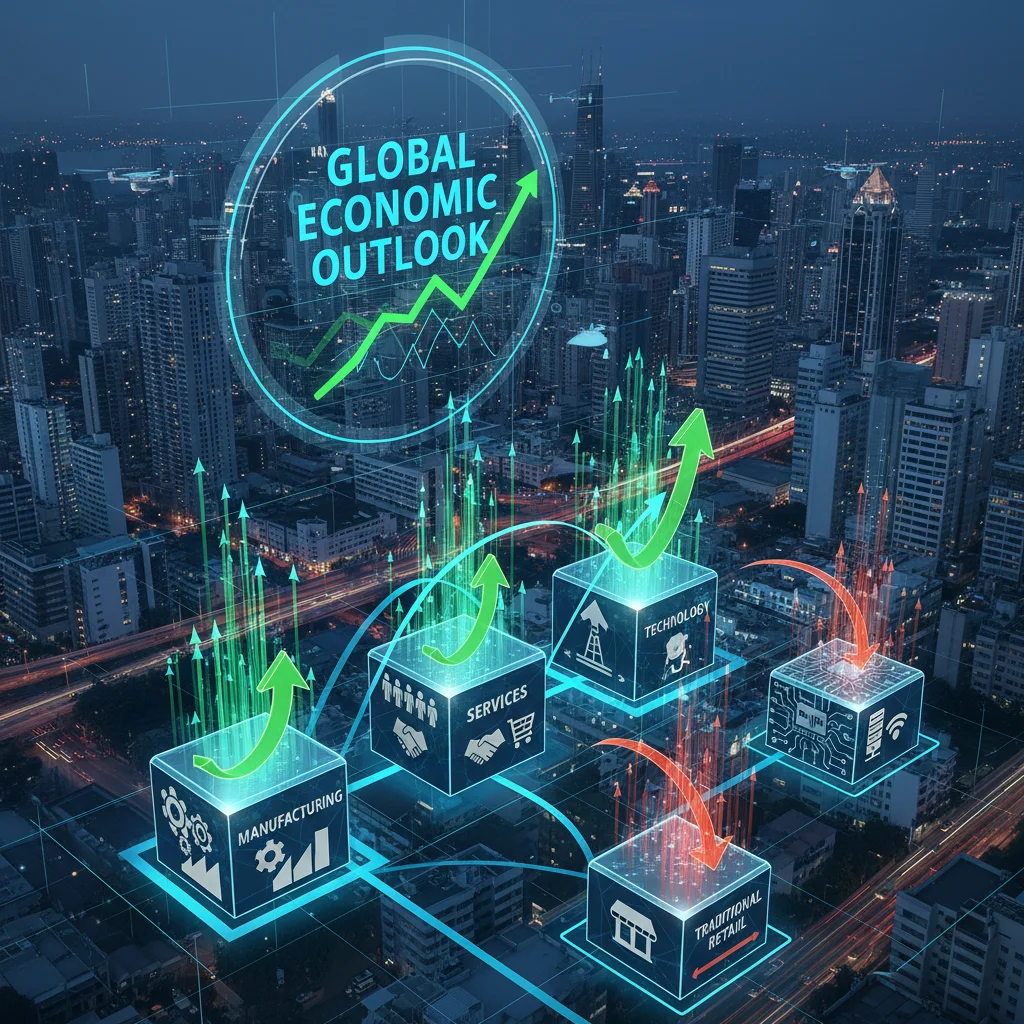 Economic sectors demonstrating varied performance in the US economy, influencing Q4 2025 GDP.