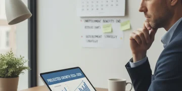 Person reviewing unemployment benefit information on a tablet in 2026.
